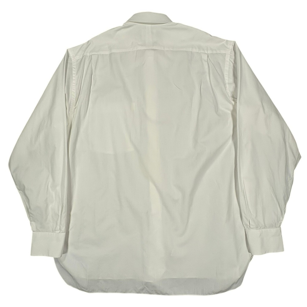 Lorenzini Italian Dress Shirt Mens 16 White Lightweight Office Formal Made Italy - Picture 3 of 12